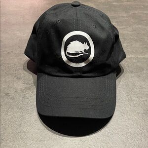 Black Cap with White Logo